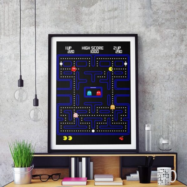Toile de Peinture Pacman. 3